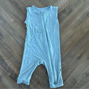 Kyte Baby - Zippered sleeveless romper - 12-18mo - Color Stream